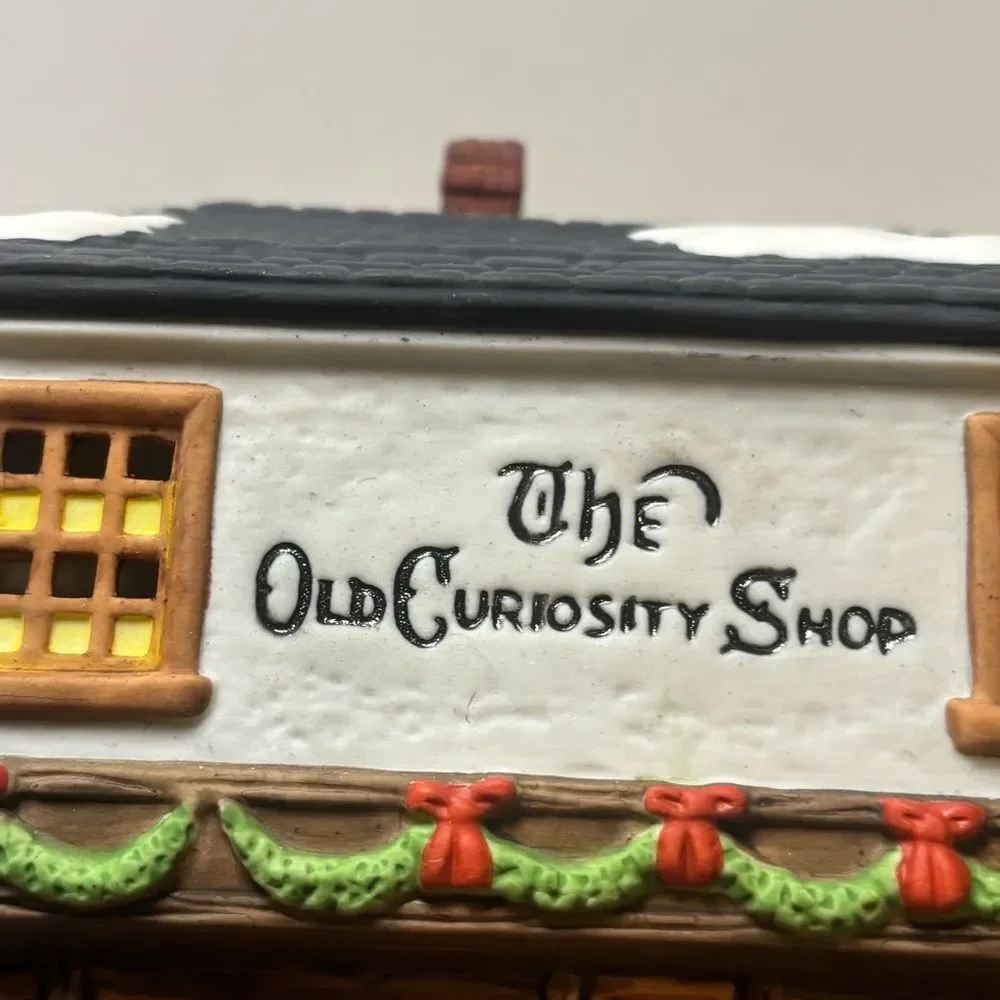 Dept 56 Dickens Village The Old Curiosity Shop Handpainted Porcelain VTG 1987